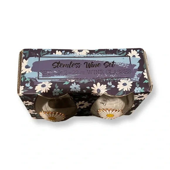 Stemless Wine set  Brans New Great Gift idea - Picture 3 of 6